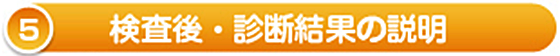 検査後・診断結果の説明